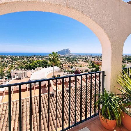 Апартаменты The View: Sea, Mountain, Terrace, Swimming Pool Кальпе Экстерьер фото